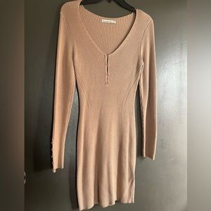 Abercrombie & Fitch bodycon long sleeve mini dress